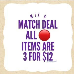 MIX AND MATCH - BUNDLE & SAVE